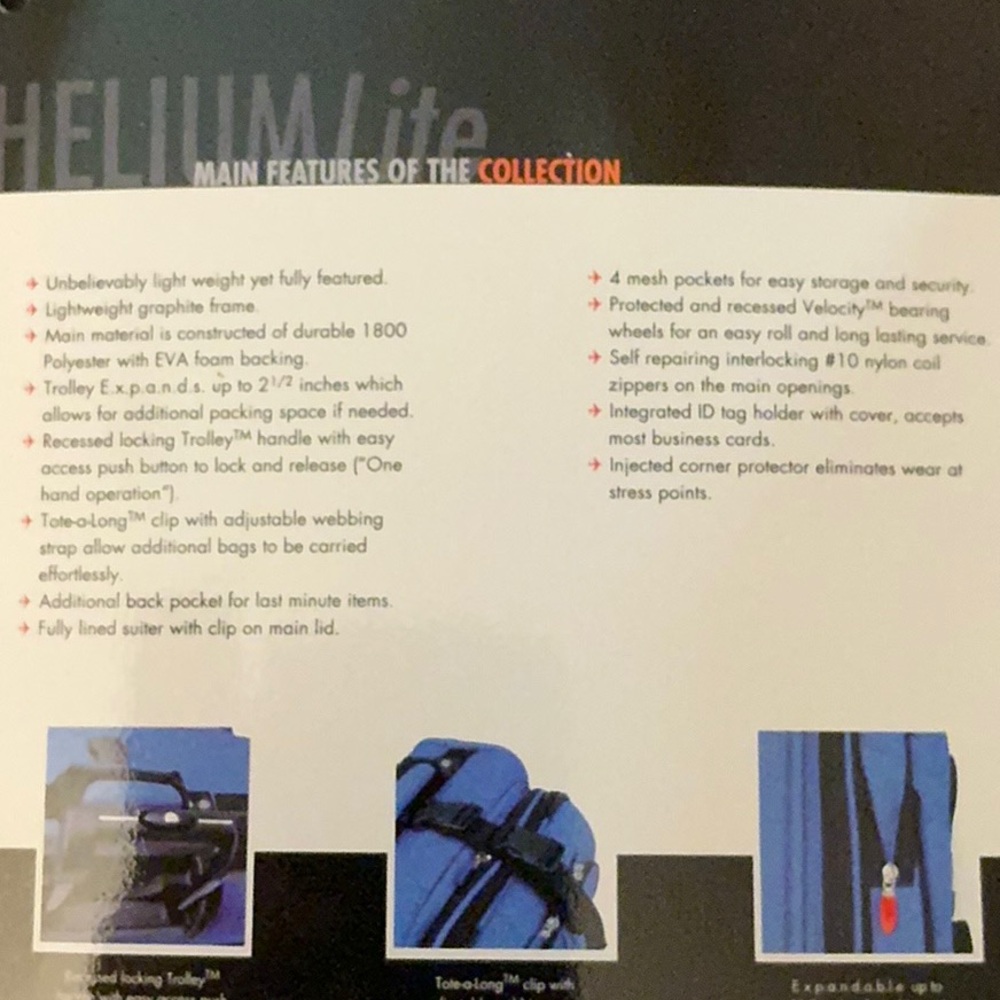 DELSEY “Helium Lite” Personal Bag - Picture 14 of 16